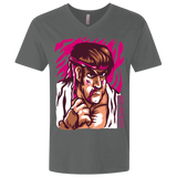 T-Shirts Heavy Metal / X-Small Never Give Up Men's Premium V-Neck