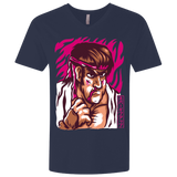 T-Shirts Midnight Navy / X-Small Never Give Up Men's Premium V-Neck