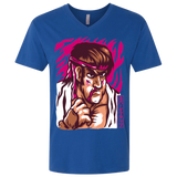 T-Shirts Royal / X-Small Never Give Up Men's Premium V-Neck