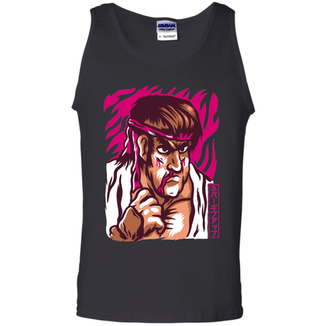 T-Shirts Black / S Never Give Up Men's Tank Top