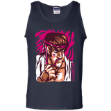 T-Shirts Navy / S Never Give Up Men's Tank Top