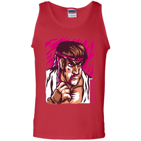 T-Shirts Red / S Never Give Up Men's Tank Top