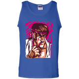 T-Shirts Royal / S Never Give Up Men's Tank Top