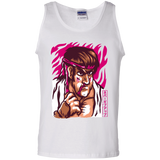 T-Shirts White / S Never Give Up Men's Tank Top