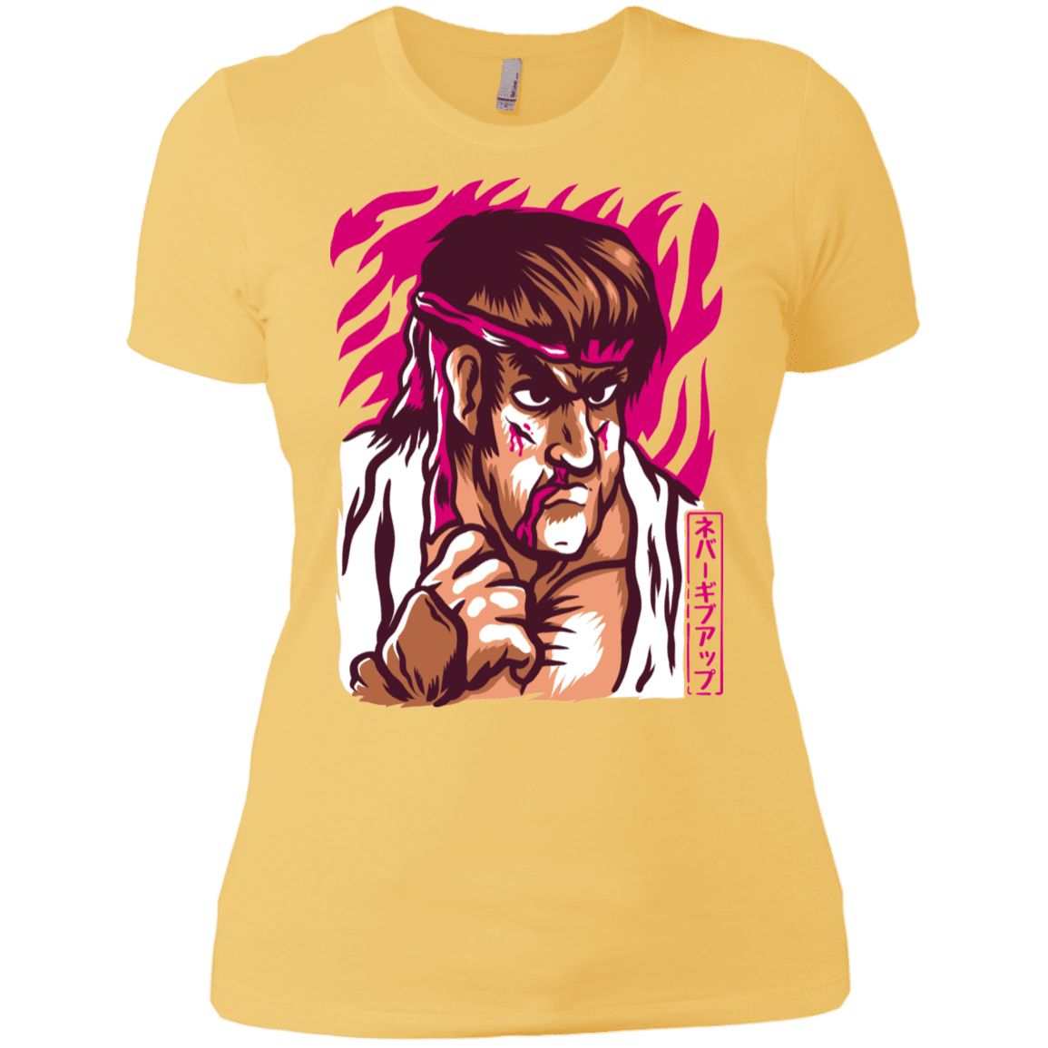 T-Shirts Banana Cream/ / X-Small Never Give Up Women's Premium T-Shirt