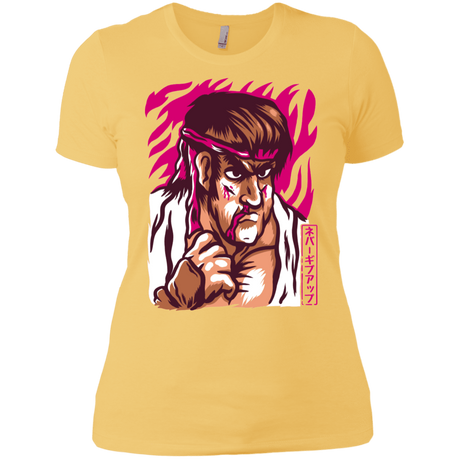 T-Shirts Banana Cream/ / X-Small Never Give Up Women's Premium T-Shirt