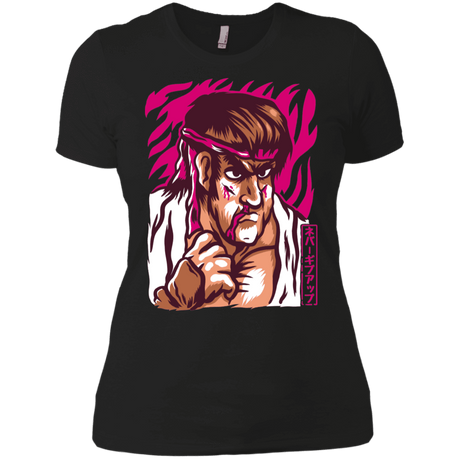 T-Shirts Black / X-Small Never Give Up Women's Premium T-Shirt