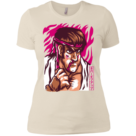 T-Shirts Ivory/ / X-Small Never Give Up Women's Premium T-Shirt