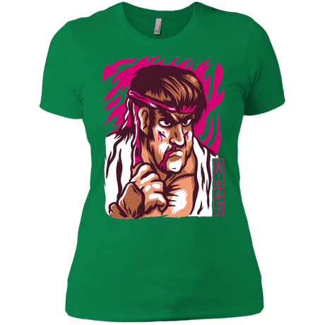 T-Shirts Kelly Green / X-Small Never Give Up Women's Premium T-Shirt