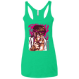 T-Shirts Envy / X-Small Never Give Up Women's Triblend Racerback Tank