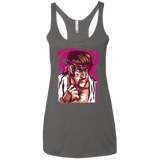 T-Shirts Premium Heather / X-Small Never Give Up Women's Triblend Racerback Tank