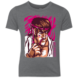 T-Shirts Premium Heather / YXS Never Give Up Youth Triblend T-Shirt