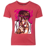 T-Shirts Vintage Red / YXS Never Give Up Youth Triblend T-Shirt