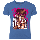 T-Shirts Vintage Royal / YXS Never Give Up Youth Triblend T-Shirt