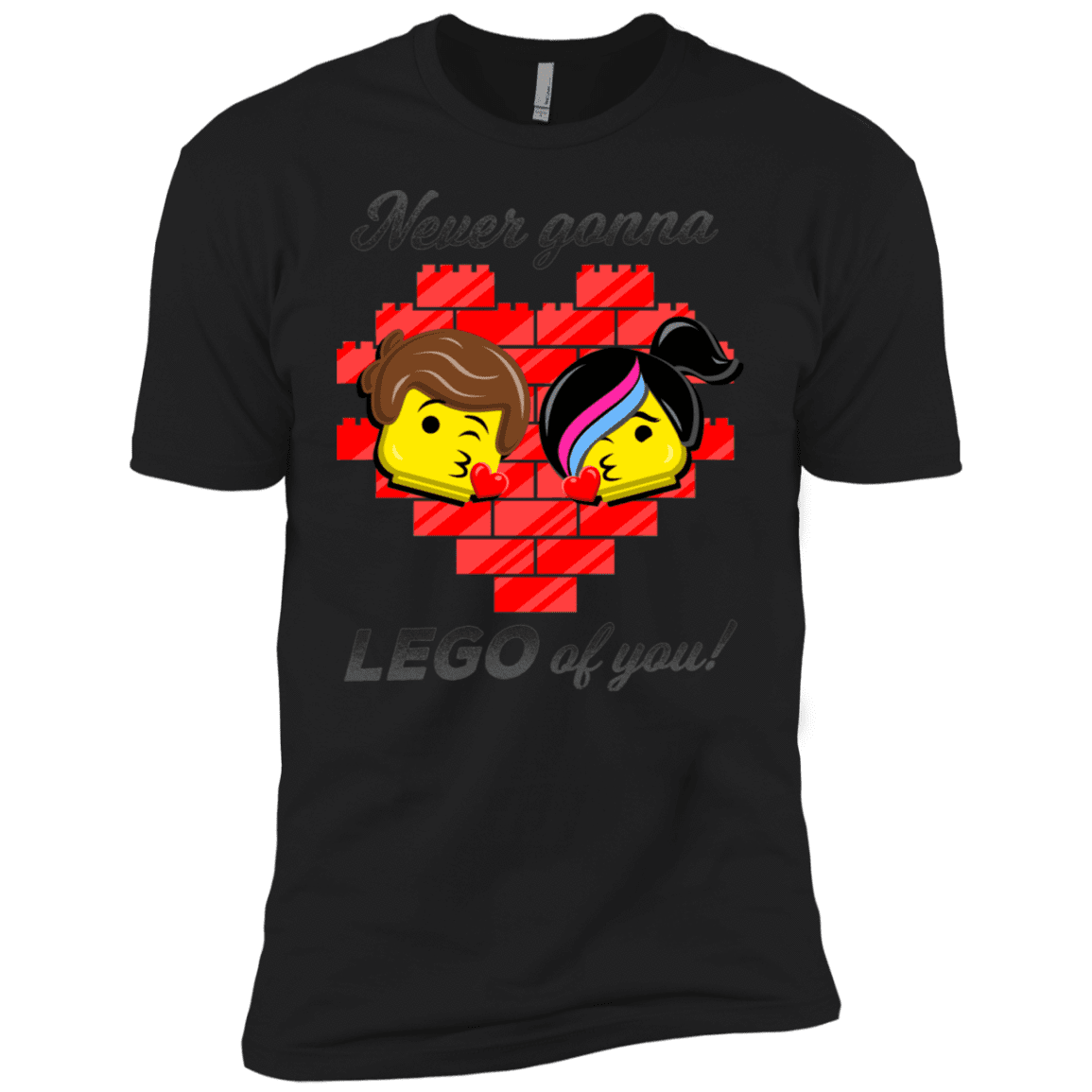 T-Shirts Black / YXS Never LEGO of You Boys Premium T-Shirt
