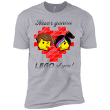 T-Shirts Heather Grey / YXS Never LEGO of You Boys Premium T-Shirt