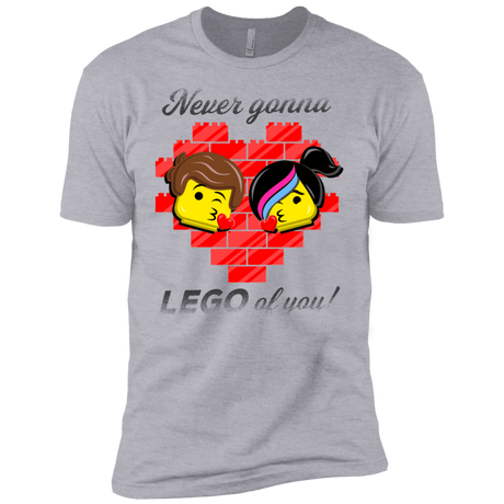 T-Shirts Heather Grey / YXS Never LEGO of You Boys Premium T-Shirt