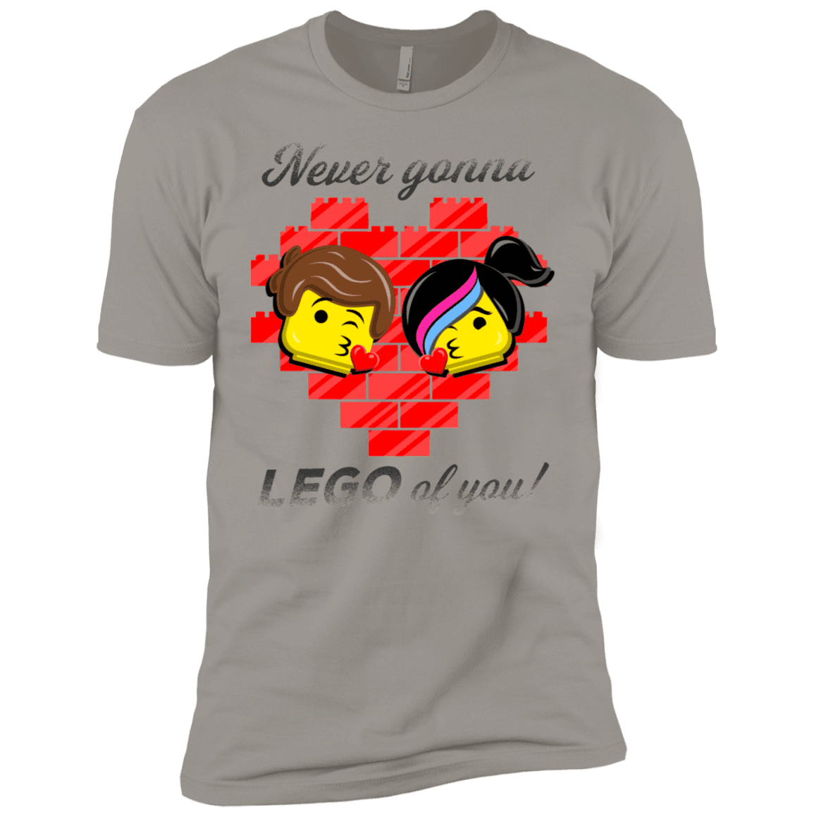 T-Shirts Light Grey / YXS Never LEGO of You Boys Premium T-Shirt