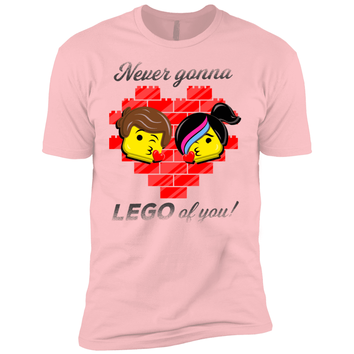 T-Shirts Light Pink / YXS Never LEGO of You Boys Premium T-Shirt