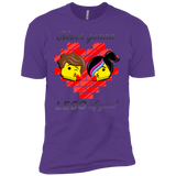 T-Shirts Purple Rush / YXS Never LEGO of You Boys Premium T-Shirt