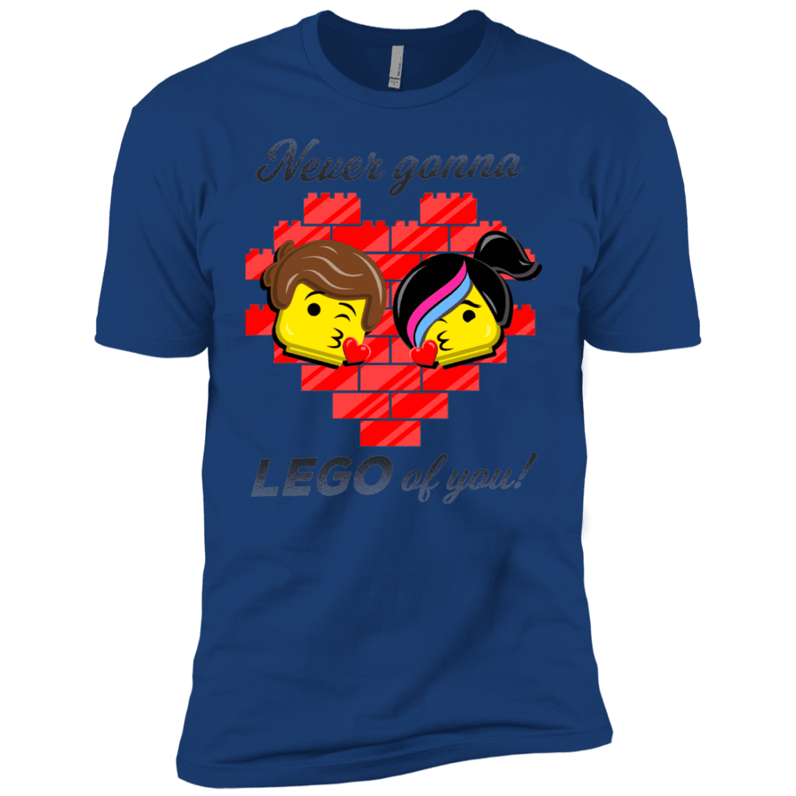 T-Shirts Royal / YXS Never LEGO of You Boys Premium T-Shirt