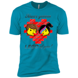 T-Shirts Turquoise / YXS Never LEGO of You Boys Premium T-Shirt