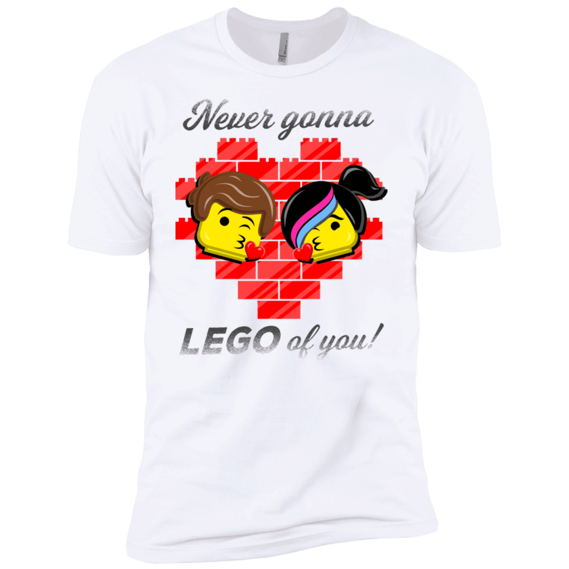 T-Shirts White / YXS Never LEGO of You Boys Premium T-Shirt