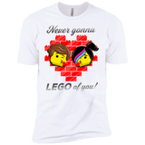 T-Shirts White / YXS Never LEGO of You Boys Premium T-Shirt
