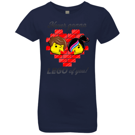 T-Shirts Midnight Navy / YXS Never LEGO of You Girls Premium T-Shirt