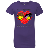 T-Shirts Purple Rush / YXS Never LEGO of You Girls Premium T-Shirt