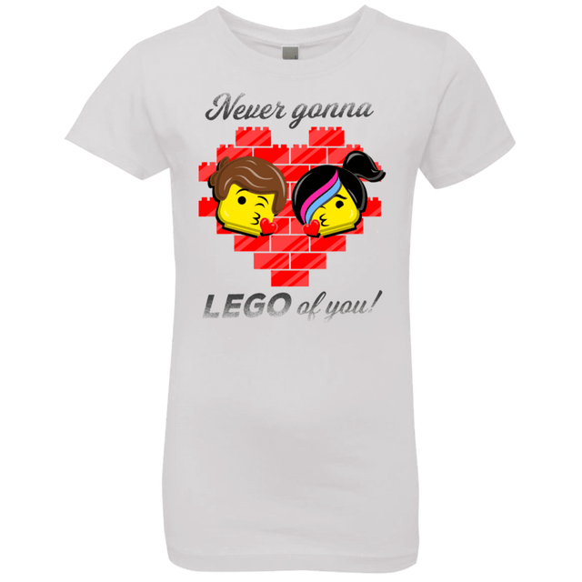 T-Shirts White / YXS Never LEGO of You Girls Premium T-Shirt