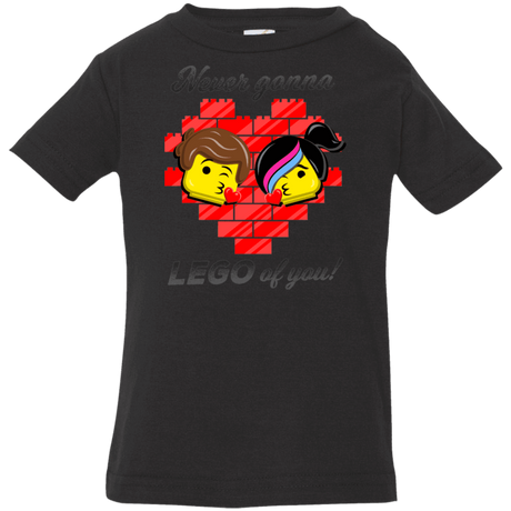 T-Shirts Black / 6 Months Never LEGO of You Infant Premium T-Shirt