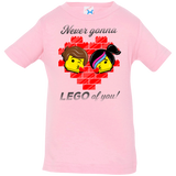 T-Shirts Pink / 6 Months Never LEGO of You Infant Premium T-Shirt
