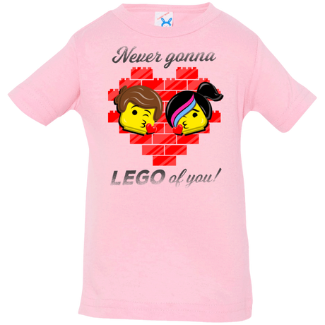 T-Shirts Pink / 6 Months Never LEGO of You Infant Premium T-Shirt