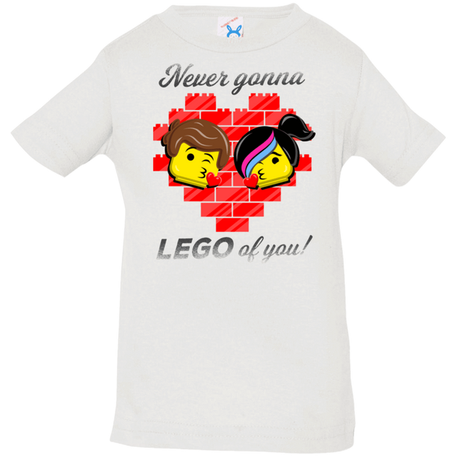 T-Shirts White / 6 Months Never LEGO of You Infant Premium T-Shirt