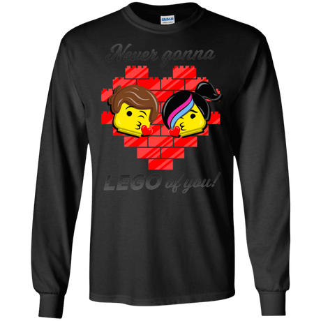 T-Shirts Black / S Never LEGO of You Men's Long Sleeve T-Shirt