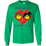 T-Shirts Irish Green / S Never LEGO of You Men's Long Sleeve T-Shirt