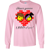 T-Shirts Light Pink / S Never LEGO of You Men's Long Sleeve T-Shirt