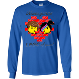 T-Shirts Royal / S Never LEGO of You Men's Long Sleeve T-Shirt