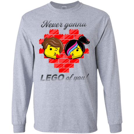 T-Shirts Sport Grey / S Never LEGO of You Men's Long Sleeve T-Shirt