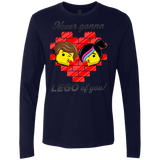 T-Shirts Midnight Navy / S Never LEGO of You Men's Premium Long Sleeve
