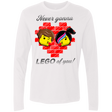 T-Shirts White / S Never LEGO of You Men's Premium Long Sleeve