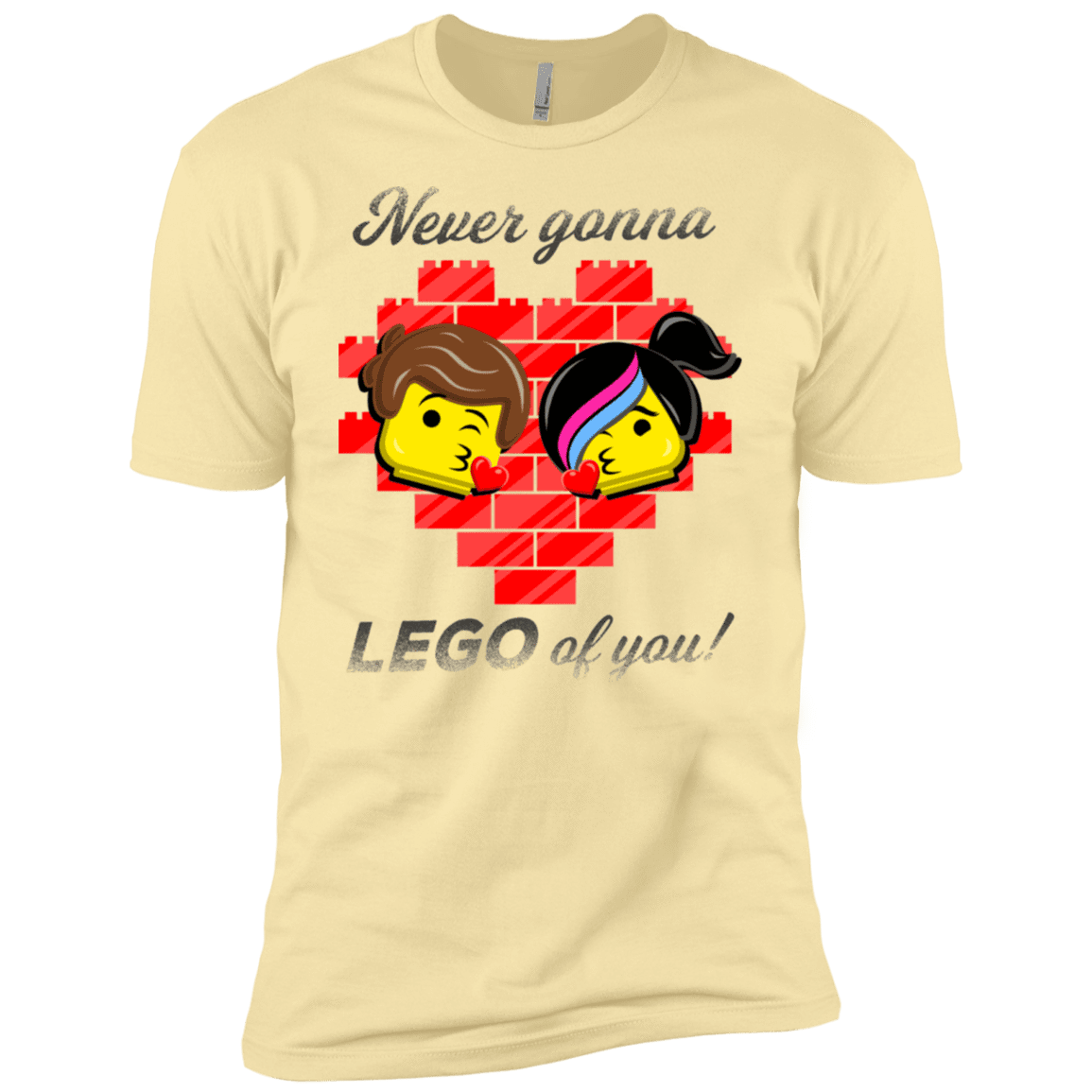 T-Shirts Banana Cream / X-Small Never LEGO of You Men's Premium T-Shirt