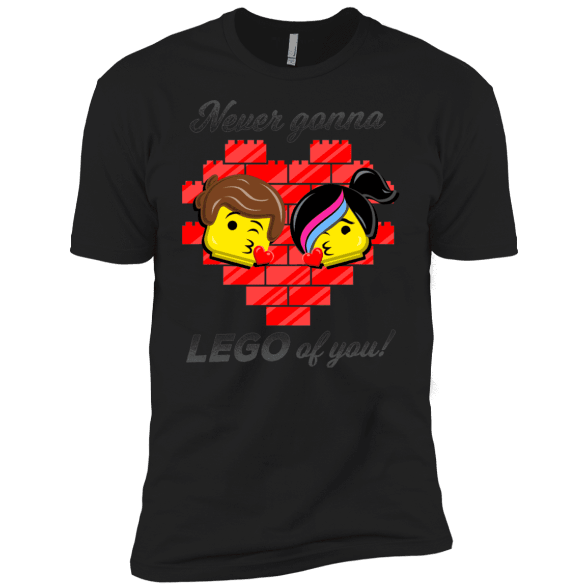 T-Shirts Black / X-Small Never LEGO of You Men's Premium T-Shirt