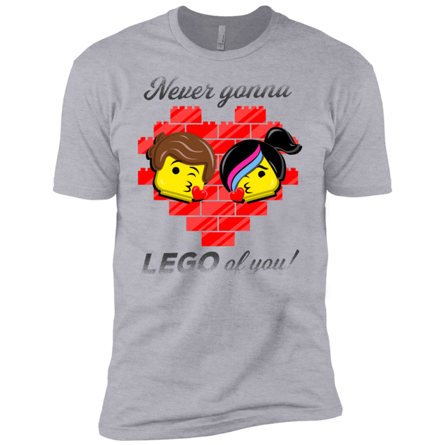 T-Shirts Heather Grey / X-Small Never LEGO of You Men's Premium T-Shirt