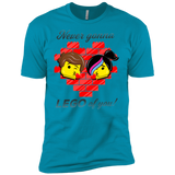 T-Shirts Turquoise / X-Small Never LEGO of You Men's Premium T-Shirt