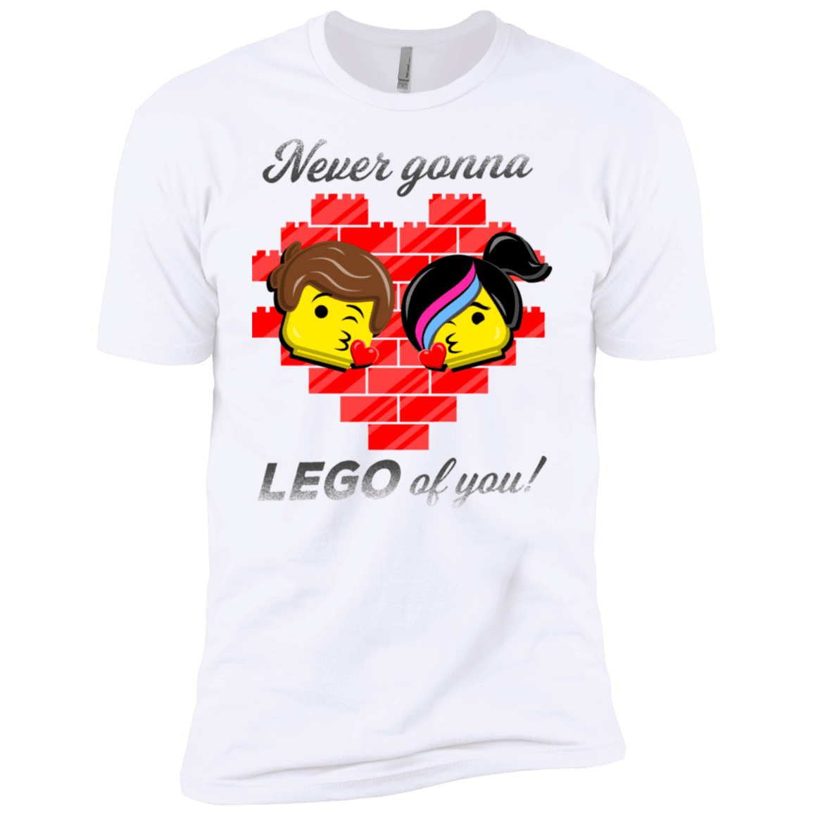 T-Shirts White / X-Small Never LEGO of You Men's Premium T-Shirt