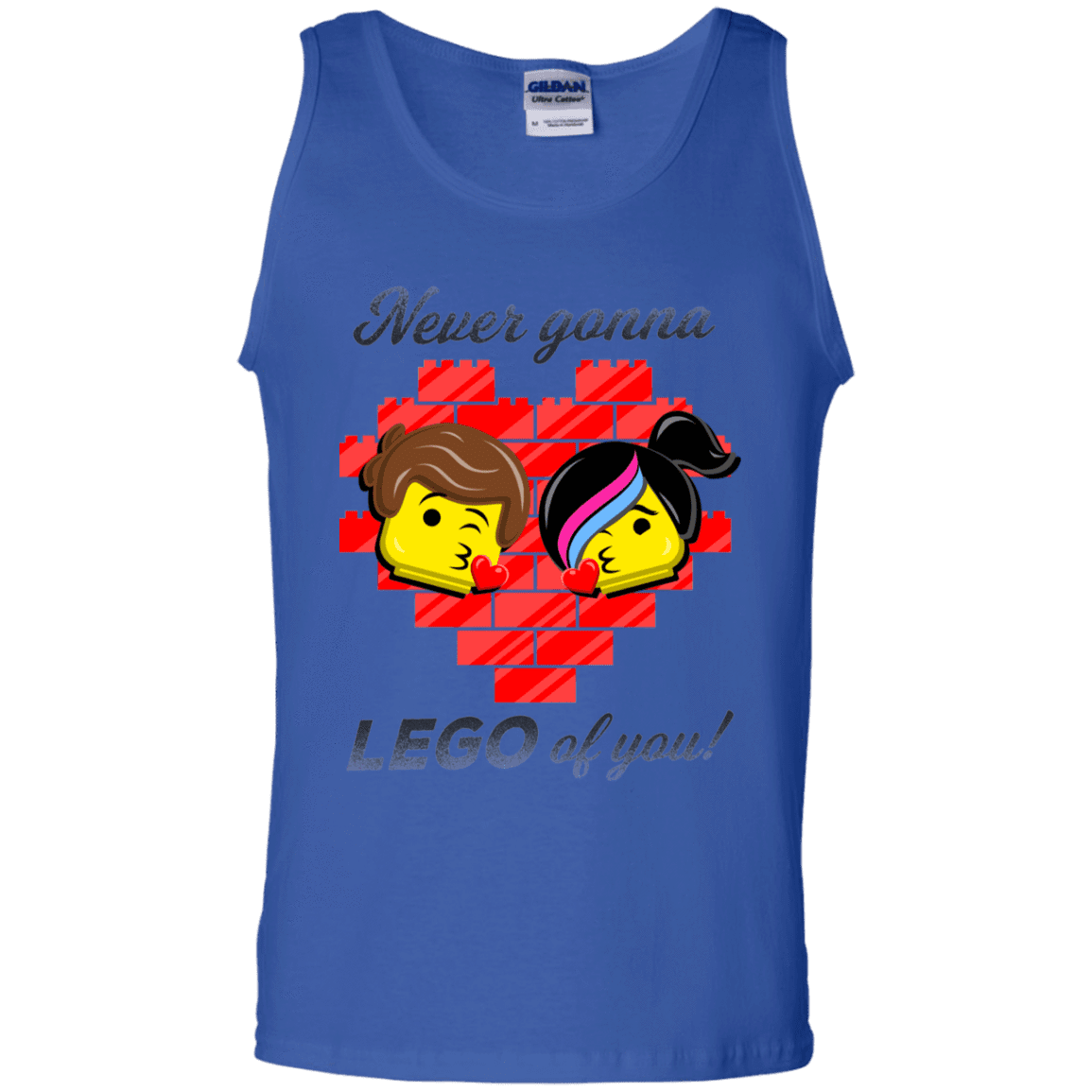 T-Shirts Royal / S Never LEGO of You Men's Tank Top