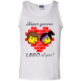 T-Shirts White / S Never LEGO of You Men's Tank Top