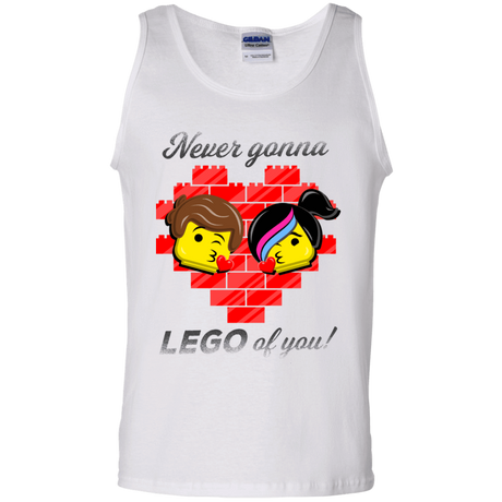 T-Shirts White / S Never LEGO of You Men's Tank Top